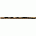  Невидимки Ставвер Карбон (матовые) сталь коричневые волнистые 60мм 60шт/уп