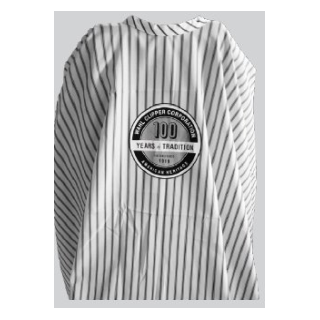 Накидка для стрижки Wahl Barber Cape Pinstripes 100 yrs logo